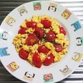 もぐ・ω・くま's cooksnap of when they made トマトと玉子の中華炒め.