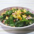yasutonton's cooksnap of when they made モロヘイヤの卵とじ.