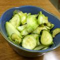 FUKUFUKU♪'s cooksnap of when they made ズッキーニのごまあえ.