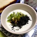☆あいちゃん's cooksnap of when they made 黒すりゴマ☆キウイヨーグルト♪.