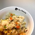 えみちょりん♪'s cooksnap of when they made 焼き肉タレと挽き肉で味付け簡単チャーハン.