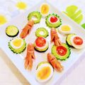 ももちゃんのれしぴ's cooksnap of when they made ソーセー人の夏休み.