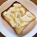 しゅがーなっつ's cooksnap of when they made 懐かしい味【ハニーバターチーズトースト】.