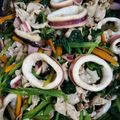 おしひと's cooksnap of when they made プレ農家めし◆小松菜イカのバター醤油炒め.