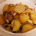 ma☆imisuna's cooksnap of when they made じゃが芋とズッキーニとしめじのポン酢炒め.