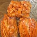 Rayryu123's cooksnap of when they made いつでも人参❁冷凍保存でサッと料理に❁.