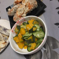 よちりん's cooksnap of when they made かぼちゃとキュウリの中華和え.