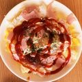 あやいもほくほく's cooksnap of when they made 超簡単ランチ★ベーコンチーズエッグごはん.