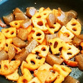 60totto's cooksnap of when they made 自慢の味♡蓮根とこんにゃくのきんぴら風.