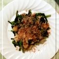 クックG1KA2L☆'s cooksnap of when they made ニラと油揚げとシラスの簡単煮浸し.