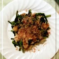 クックG1KA2L☆'s cooksnap of when they made ニラと油揚げとシラスの簡単煮浸し.