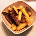 ちょこチーズ's cooksnap of when they made フライパンでさつま芋アーモンドきんぴら.