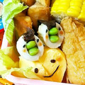 yukky☆mama's cooksnap of when they made お弁当 ちくわと枝豆.