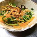＊uku＊'s cooksnap of when they made 豆苗とにんじんの塩昆布サラダ.