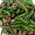 はに333's cooksnap of when they made なすといんげんのひき肉炒め.
