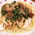 クックMX2L4B☆'s cooksnap of when they made さっぱり梅かつおの“冷和”パスタ.