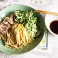 ひらり〜ん♪'s cooksnap of when they made パスタde本格冷やし中華.