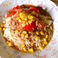 ぱんだでぽん's cooksnap of when they made 簡単アレンジ冷製そうめん！.