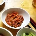 蕎麦の華's cooksnap of when they made キムチと納豆おから.