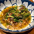 かぜとはな's cooksnap of when they made さばの水煮缶と豆苗の簡単煮.