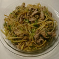 ラフロイグ31年's cooksnap of when they made じゃがいもと豚肉の中華風炒め物.