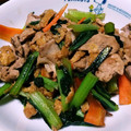 山本さん家's cooksnap of when they made 豚肉と小松菜の炒め物.