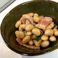 咲ママ。's cooksnap of when they made レンジで！ベーコンと大豆の洋風煮.