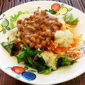 あーこ姐's cooksnap of when they made ｡ஐஃるーぱん？❤️納豆サラダ｡ஐஃ.