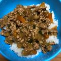 rikunmama's cooksnap of when they made 1才～取り分けOK✌よく食べる挽き肉丼.