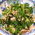 みちゃ0214's cooksnap of when they made ピーマンとツナのうま塩薬味サラダ.