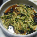 まみゃあ's cooksnap of when they made 海苔ときゅうりのキムチあえ.