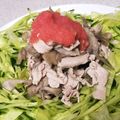 低カロ探検隊's cooksnap of when they made 豚肉の冷しゃぶ＊だし明太子たれ.
