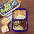 20110920's cooksnap of when they made 簡単キャラ弁！妖怪ウォッチ☆ジバニャン.