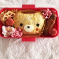 mother＊s's cooksnap of when they made クマちゃん弁当♡オムライス♡簡単キャラ弁.