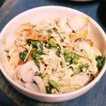 ふか谷's cooksnap of when they made カイワレちくわのサラダ★.
