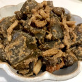 プリン後輩's cooksnap of when they made 作り置き。蒟蒻と竹輪の煮物.