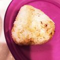 ユカtoマオマオ's cooksnap of when they made 朝からモリモリ！味つけ控えめ焼おにぎり.