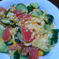 せつせつせつ's cooksnap of when they made 旨いぞ！キュウリとトマトの卵炒め　.