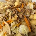 まゆまルイ's cooksnap of when they made じゃがいもキャベツひき肉の味噌炒め.