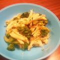 ka321ri's cooksnap of when they made 幼児食 ブロッコリーとササミのごま和え.