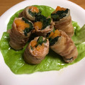 ナップ99's cooksnap of when they made ほうれん草と人参肉巻き☆.