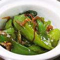 モジャ時々ツルツル's cooksnap of when they made ピーマンとジャコの炒め煮.
