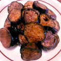 ねこ's cooksnap of when they made イカのワタとナスの炒め物.