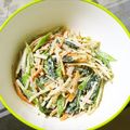 ふれんでぃあ's cooksnap of when they made ごぼうと小松菜のサラダ.