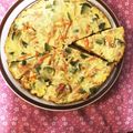 元気母's cooksnap of when they made フライパンで作る夏野菜のキッシュ.