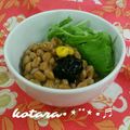 こたらパッド's cooksnap of when they made 納豆☝海苔の佃煮カラシでごはんですよ～♪.