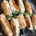 かれん☆☆☆'s cooksnap of when they made オクラのつくね巻き.