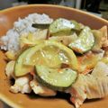 sunita's cooksnap of when they made 鶏肉と夏野菜のレモン炒め.