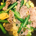 きなりん＊'s cooksnap of when they made 小松菜と豚肉の中華炒め.