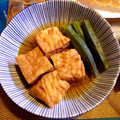 cococo710's cooksnap of when they made ＊厚揚げとオクラの煮びたし＊.